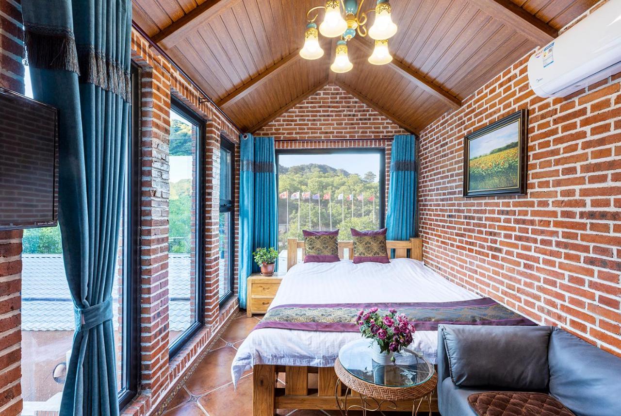 Beijing Mutianyu Great Wall Wangshanyuan Homestay Huairou Buitenkant foto