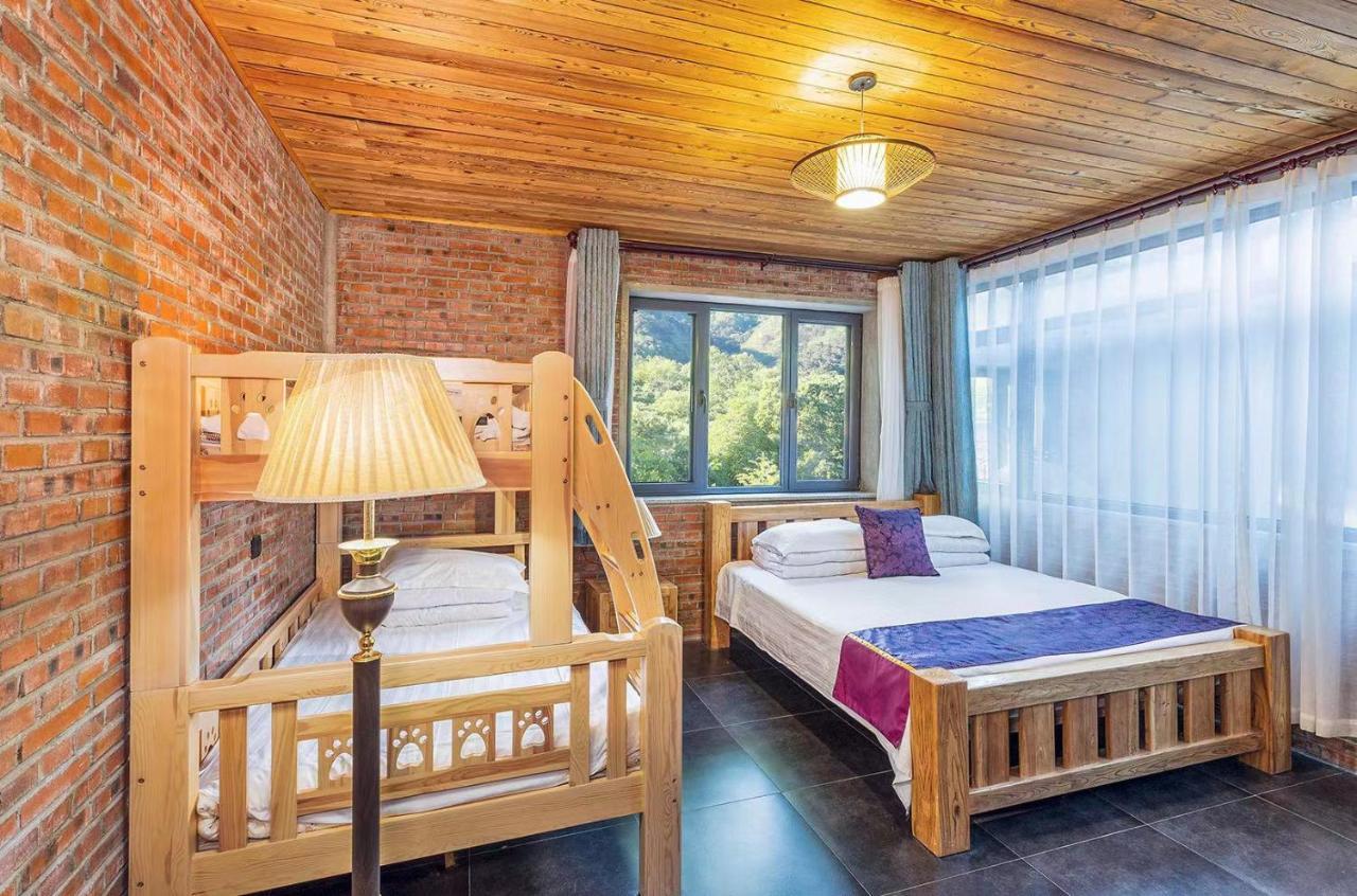 Beijing Mutianyu Great Wall Wangshanyuan Homestay Huairou Buitenkant foto